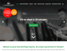 Tablet Screenshot of piazzasports.nl